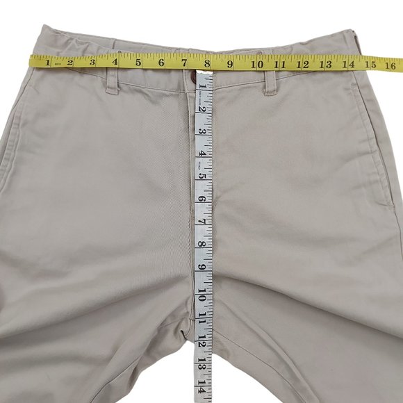 Wonder Nation Youth Juniors Casual Shorts 20 Beige Flat Front Cotton Blend - Picture 6 of 8